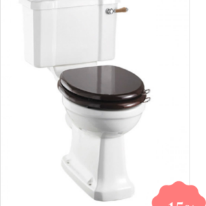 Унитаз-моноблок (55см.), с керамической ручкой слива